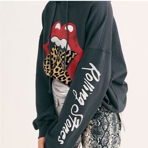 Free People Daydreamer Rolling Stones Hoodie
